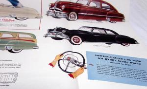 1951 Pontiac Chieftain Sedan Delivery Catalina Wagon Streamliner Sales Brochure