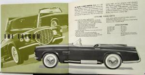 1956 Chrysler Concept Car Plainsman Flight Sweep Falcon Roadster Sales Brochure