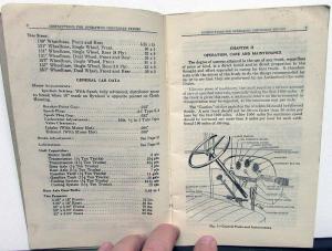 1933 Chevrolet Truck 1 & Half Ton Series CB & O Owner Manual Operator Guide Orig
