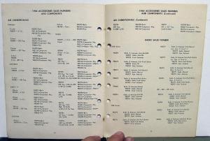1964 Chevrolet Dealer Custom Features Price List Accessories Car Truck Chevy II