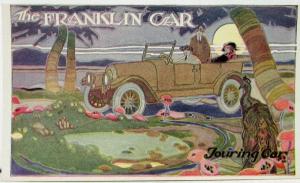 Vintage Franklin Touring Car Ink Blotter Original Color