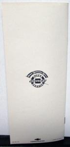 1966 Chevrolet Dealer Bulletin Holley 4-Barrel Carburetor On The Car Service GM