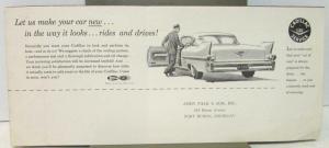 Original 1958 Cadillac Dealer Service Mailer Andy Falk & Son Port Huron Michigan