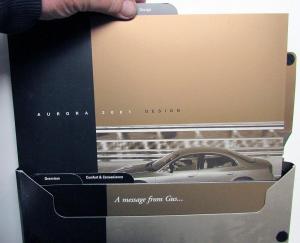 2001 Oldsmobile Aurora Press Kit Plus Indy 500 Pace Car Info Rare Slides CD