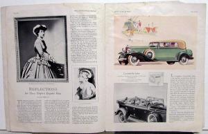 1932 Studebaker Wheel Mag Auto Show Issue President Commander Dictator Six Orig