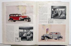 1932 Studebaker Wheel Mag Auto Show Issue President Commander Dictator Six Orig