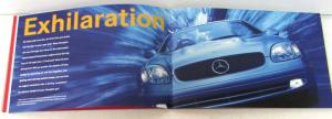 1996 Mercedes SLK 230 Kompressor Supercharged Hardtop Coupe Sales Brochure NICE