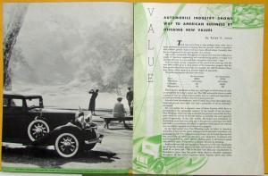 1932 Studebaker Wheel Mag June Issue Nantucket Indy 500 Olympiad Oregon Mining