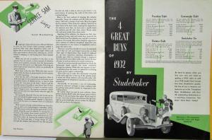 1932 Studebaker Wheel Mag June Issue Nantucket Indy 500 Olympiad Oregon Mining