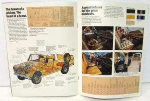 1977 Scout Terra International Sales Brochure Features Colors Sales Brochure