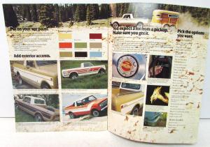 1977 Scout Terra International Sales Brochure Features Colors Sales Brochure