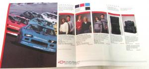 1986 Chevrolet Motorsports Apparel Merchandise Sales Brochure Jackets Shirts