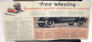 1931 Studebaker Dictator Eight Sedan Coupe Sales Brochure Folder Original