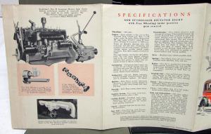 1931 Studebaker Dictator Eight Sedan Coupe Sales Brochure Folder Original