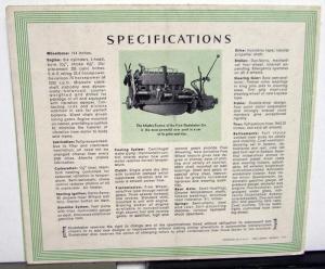 1931 Studebaker Six Coupe & Sedan Sales Brochure Folder Original