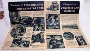 1935 Studebaker Champion Dictator Commander President Sale Brochure Folder Orig