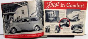 1936 Studebaker Dictator Six and President Eight Sales Brochure Original