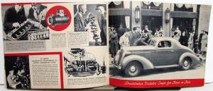 1936 Studebaker Dictator Six and President Eight Sales Brochure Original