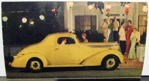 1937 Studebaker Spotlight Cars Color Sales Brochure Folder Original