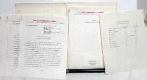 1987 Porsche 944 928S 924S 911 Targa Turbo Press Kit Media Release Rare