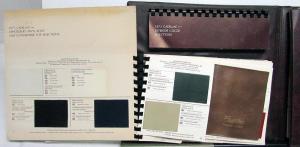 1973 Cadillac Dealer Album Salesmans Merchandising Guide Color & Trim Samples