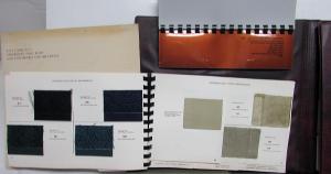 1973 Cadillac Dealer Album Salesmans Merchandising Guide Color & Trim Samples