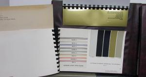 1973 Cadillac Dealer Album Salesmans Merchandising Guide Color & Trim Samples