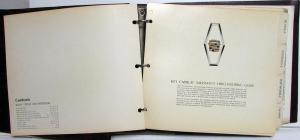 1973 Cadillac Dealer Album Salesmans Merchandising Guide Color & Trim Samples