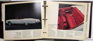 1973 Cadillac Dealer Album Salesmans Merchandising Guide Color & Trim Samples