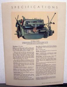 1929 Studebaker Dictator Six Regal Sedan Coupe Sales Brochure Folder Original