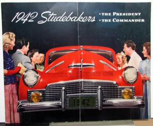1942 Studebaker President & Commander Color Sales Brochure XL Original