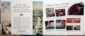 1942 Studebaker President & Commander Color Sales Brochure XL Original