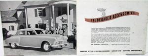 1947 Studebaker Motoring Accessories  Sales Brochure Catalog Original