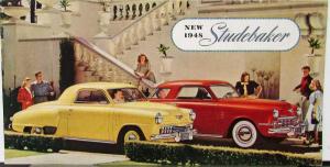 1948 Studebaker Champion Commander Land Cruiser Sale Brochure Folder Original