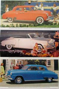 1948 Studebaker Champion Commander Land Cruiser Sale Brochure Folder Original