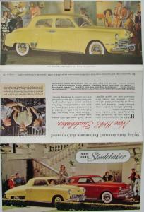 1948 Studebaker Champion Commander Land Cruiser Sale Brochure Folder Original