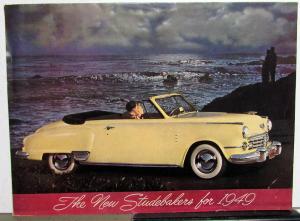 1949 Studebaker Champion Commander Land Cruiser Brochure Folder With Specs Orig