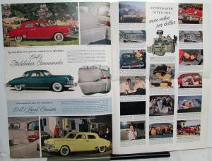 1949 Studebaker Champion Commander Land Cruiser Brochure Folder With Specs Orig