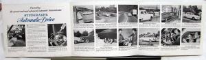 1950 Studebaker Automatic Drive Sales Brochure Folder Original