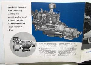 1950 Studebaker Automatic Drive Sales Brochure Folder Original
