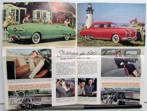 1950 Studebaker Champion & Commander & Land Cruiser Sales Brochure Original