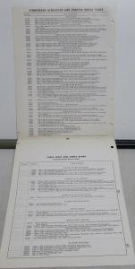 1951 Studebaker Parts Bulletin Indep Garages Generator & Starter Motor Original