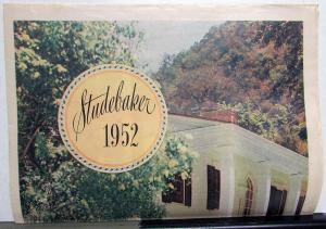 1952 Studebaker Champion Commander V8 Land Cruiser Sales Brochure Large Original