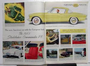 1953 Studebaker Champion Commander V8 Landcruiser Sales Brochure Large Original