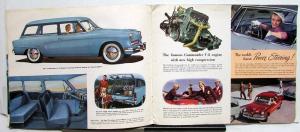 1954 Studebaker Champion Commander Regal Deluxe Landcruiser Brochure Large Orig