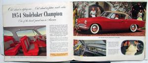 1954 Studebaker Champion Commander Regal Deluxe Landcruiser Brochure Large Orig