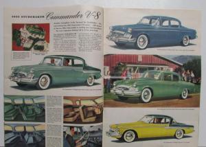1955 Studebaker Champion Commander President Color Original Sales Brochure