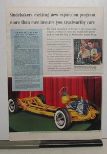 1955 Studebaker Champion Commander President Color Original Sales Brochure