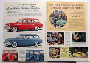1955 Studebaker Champion Commander President Color Original Sales Brochure