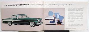 1956 Studebaker Original Sales Brochure Hawk Wagon President Commander Champion